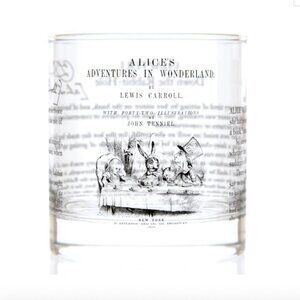 Alice's Adventures in Wonderland Rocks Glass